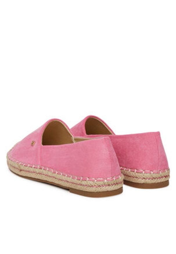 DeeZee Espadryle Q124-1 Różowy. Kolor: różowy. Materiał: materiał