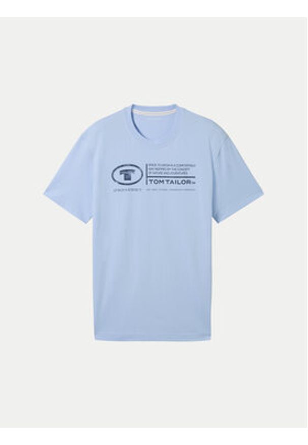 Tom Tailor T-Shirt 1035611 Niebieski Regular Fit. Kolor: niebieski. Materiał: bawełna