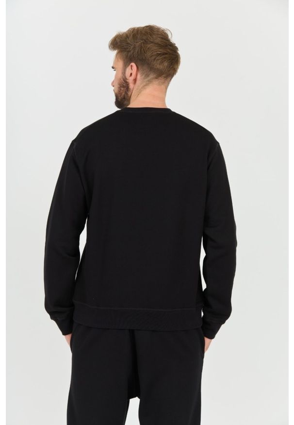DSQUARED2 Czarna męska bluza Icon Blur Cool Fit Crewneck, Rozmiar XXL. Kolor: czarny