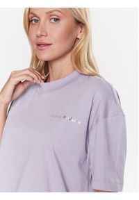 Calvin Klein Jeans T-Shirt J20J221367 Fioletowy Regular Fit. Kolor: fioletowy. Materiał: bawełna #3