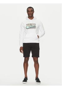 Quiksilver Bluza EQYFT05094 Biały Regular Fit. Kolor: biały. Materiał: bawełna