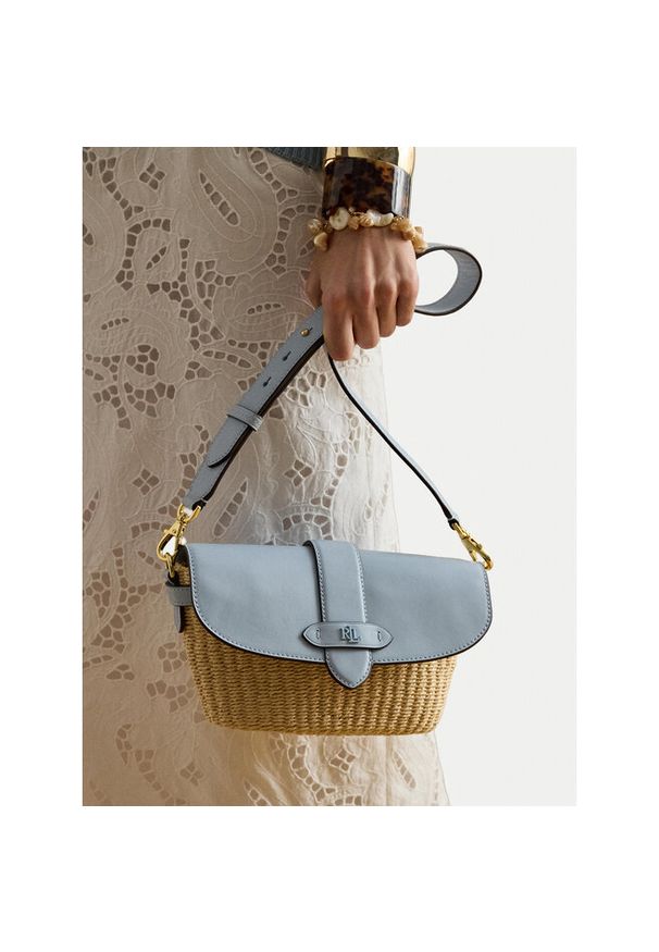 Lauren Ralph Lauren - Torebka LAUREN RALPH LAUREN. Kolor: beżowy