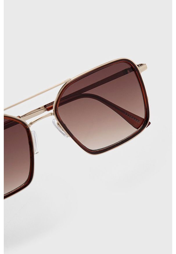 Jack & Jones okulary przeciwsłoneczne męskie kolor brązowy. Kolor: brązowy