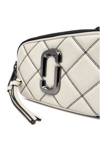 MARC JACOBS - Marc Jacobs Torebka The Snapshot Chain 2P5HCR020H02 Biały. Kolor: biały. Materiał: skórzane #7