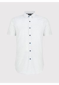 Pako Lorente - PAKO LORENTE – Biała koszula męska z krótkim rękawem. Kolor: biały. Długość rękawa: krótki rękaw. Długość: krótkie #5