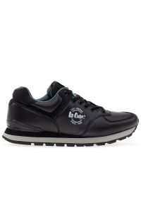 Buty Lee Cooper LCJ-23-31-3073M - czarne. Zapięcie: sznurówki. Kolor: czarny. Materiał: materiał, syntetyk, guma. Szerokość cholewki: normalna