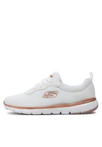 skechers - Skechers Sneakersy First Insight 13070/WTRG Biały. Kolor: biały. Materiał: materiał #3