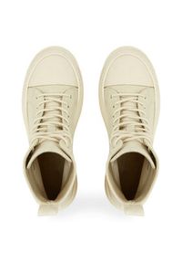 TOMMY HILFIGER - Tommy Hilfiger Botki Tjw Foxing Canvas Boot EN0EN02216 Beżowy. Kolor: beżowy. Materiał: materiał #3