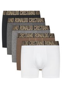 Cristiano Ronaldo CR7 Komplet 5 par bokserek 300-8123-49 Kolorowy. Materiał: bawełna. Wzór: kolorowy