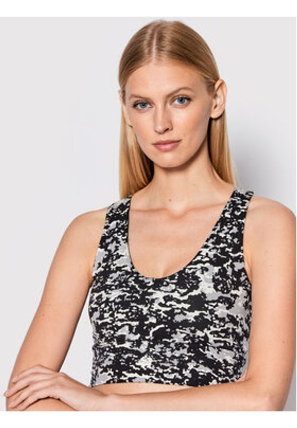 Reebok Biustonosz sportowy Modern Safari HL1768 Czarny. Kolor: czarny. Materiał: bawełna