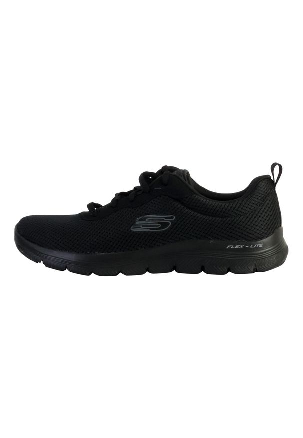 skechers - Buty damskie SKECHERS Flex Appeal 4.0 Brilliant View. Okazja: na co dzień. Kolor: czarny. Materiał: tkanina. Sport: fitness