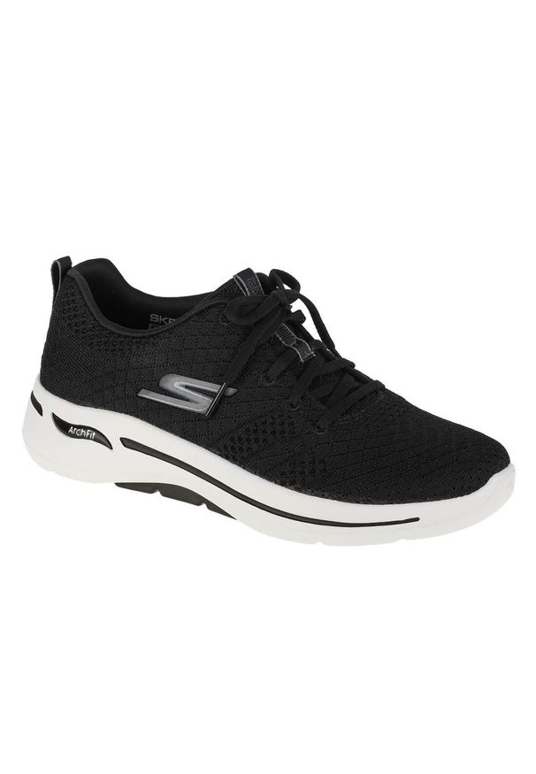 skechers - Buty do chodzenia damskie, Skechers Go Walk Arch Fit Unify. Kolor: biały, wielokolorowy, czarny. Sport: turystyka piesza