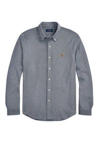Polo Ralph Lauren Koszula 710979488002 Granatowy Regular Fit. Typ kołnierza: polo. Kolor: niebieski. Materiał: bawełna #3