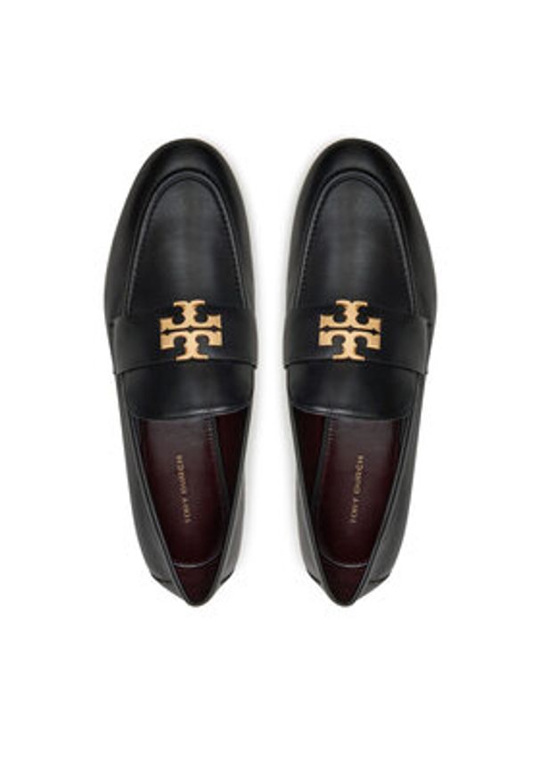 Tory Burch Loafersy Eleanor 158204 Czarny. Kolor: czarny. Materiał: skóra