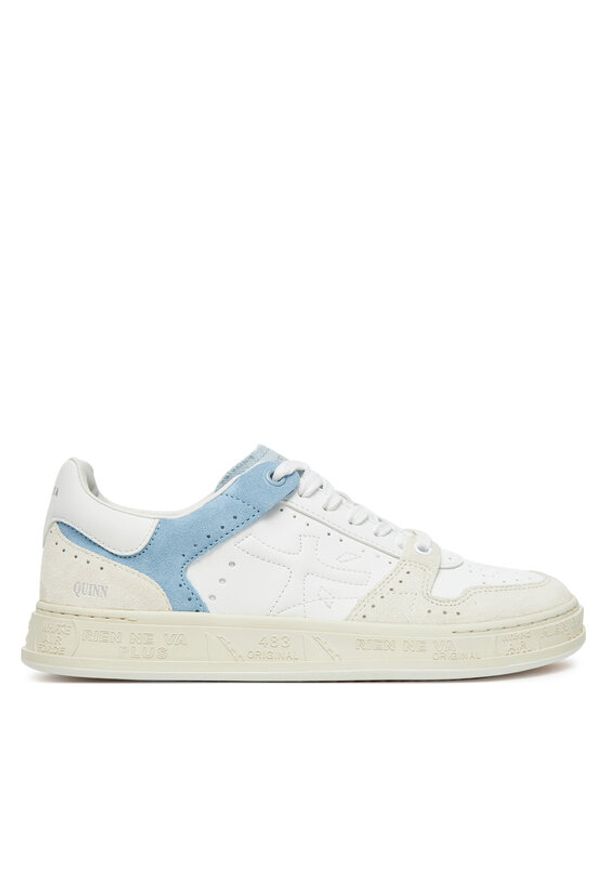 Premiata Sneakersy Quinnd Var 7416 Biały. Kolor: biały. Materiał: skóra