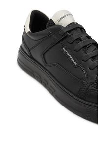 Emporio Armani Sneakersy X4X568 XN162 U066 Czarny. Kolor: czarny. Materiał: skóra #3