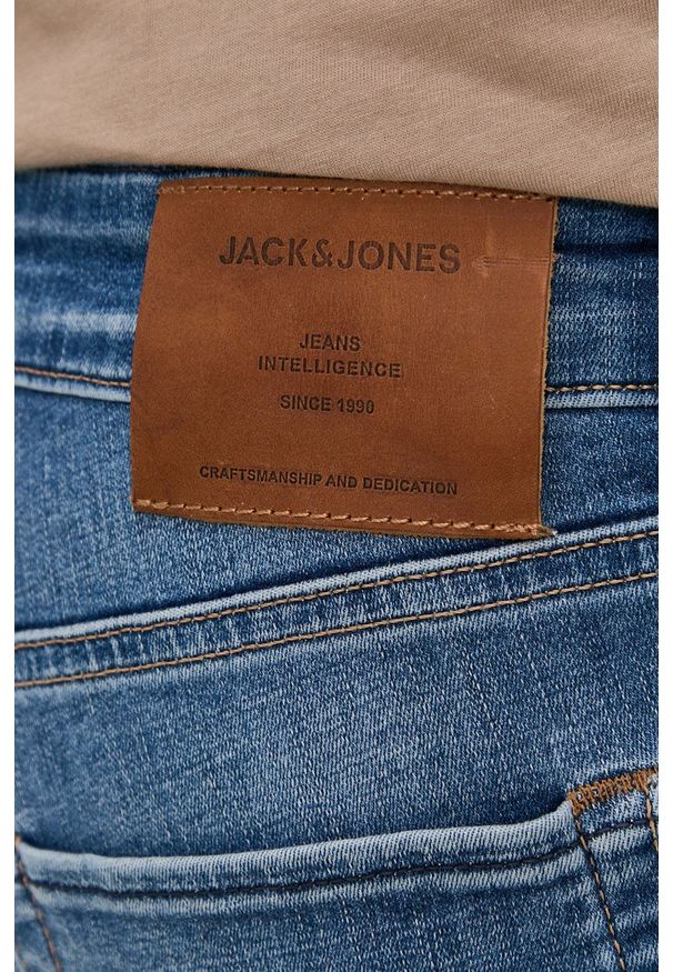 Jack & Jones - Jeansy Glenn. Kolor: niebieski