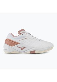 Buty do piłki ręcznej damskie Mizuno Wave Stealth Neo. Kolor: biały. Model: Mizuno Wave. Sport: piłka ręczna