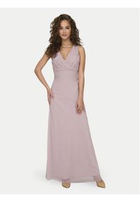 only - ONLY Sukienka wieczorowa Anna 15320261 Różowy Regular Fit. Kolor: różowy. Materiał: syntetyk. Styl: wizytowy #1