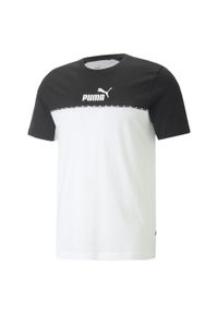 Puma - Męska koszulka Essentials Block Tape PUMA Black. Kolor: czarny. Sport: joga i pilates #1