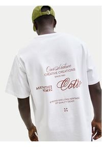 Jack & Jones T-Shirt Roar 12288099 Biały Regular Fit. Kolor: biały. Materiał: bawełna #5