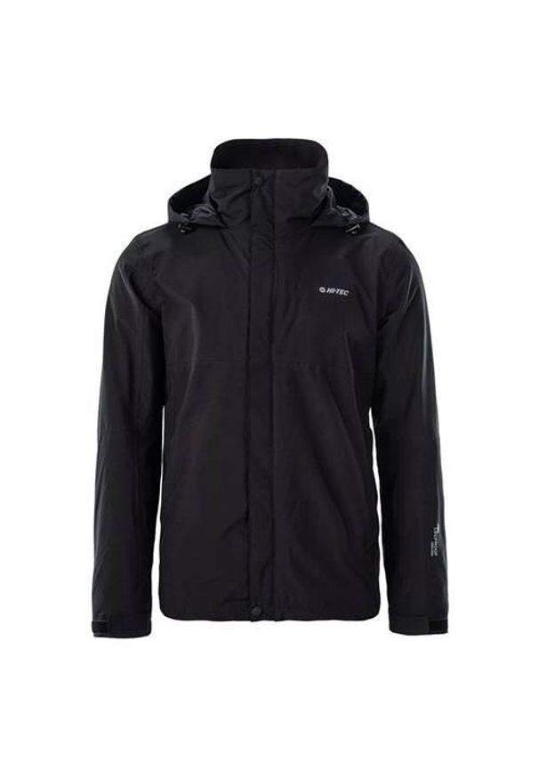 Hi-tec - Kurtka trekkingowa męska Hi-Tec Howard. Typ kołnierza: kaptur. Kolor: czarny. Styl: klasyczny. Sport: turystyka piesza