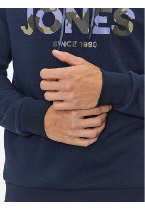 Jack & Jones - Jack&Jones Bluza James 12235338 Granatowy Regular Fit. Kolor: niebieski. Materiał: bawełna, syntetyk