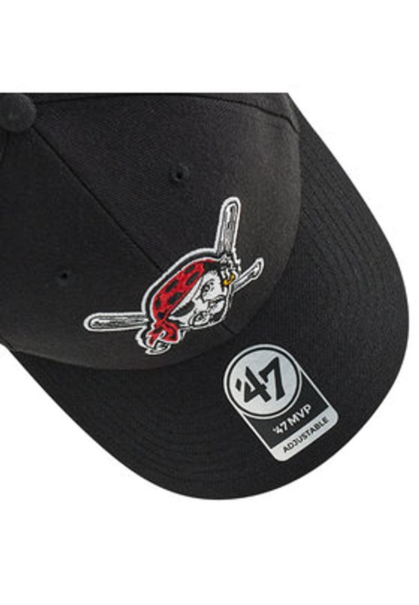 47 Brand Czapka z daszkiem MLB Pittsburgh Pirates B-MVP20WBV-BKO Czarny. Kolor: czarny. Materiał: materiał