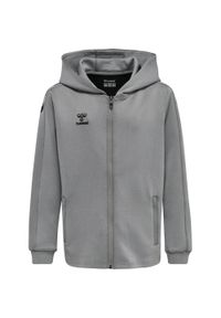 Bluza do piłki ręcznej dla dzieci Hummel Zip. Kolor: szary. Sport: piłka ręczna
