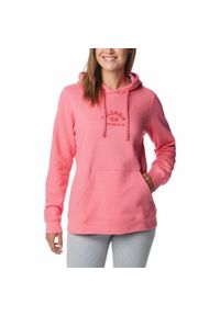 columbia - Bluza Sportowa Columbia Trek Graphic Hoodie Damska. Kolor: różowy