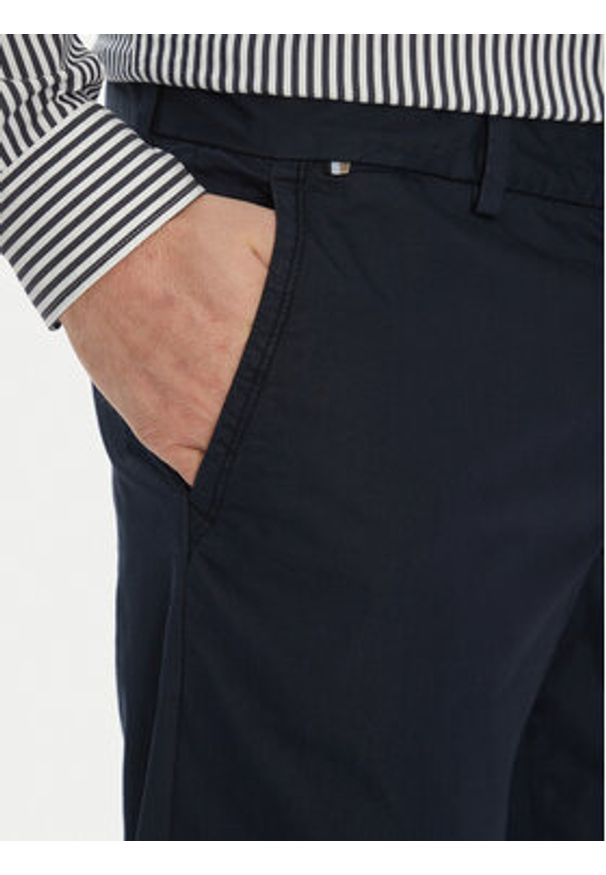 BOSS Spodnie materiałowe H-Kaiton1 50540650 Granatowy Slim Fit. Kolor: niebieski. Materiał: bawełna
