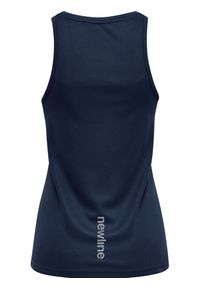 NewLine - Damski tank top Newline core running singlet. Kolor: fioletowy, niebieski, wielokolorowy. Długość rękawa: na ramiączkach. Sport: bieganie