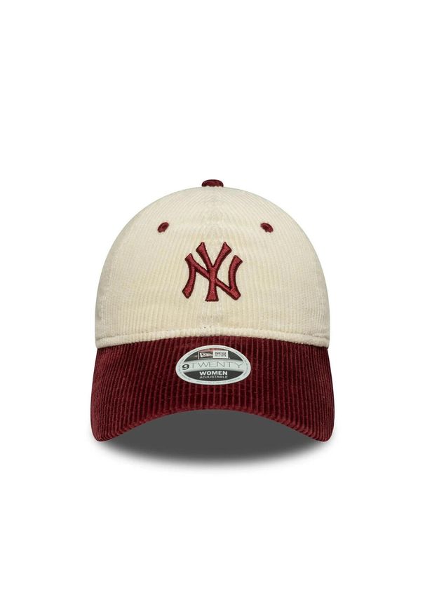 New Era - Czapka baseballowa New York Yankees Block 9twenty. Kolor: wielokolorowy, biały, czerwony