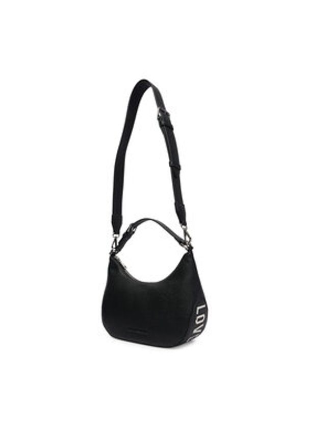 Love Moschino - LOVE MOSCHINO Torebka JC4018PP1OLT000B Czarny. Kolor: czarny. Materiał: skórzane