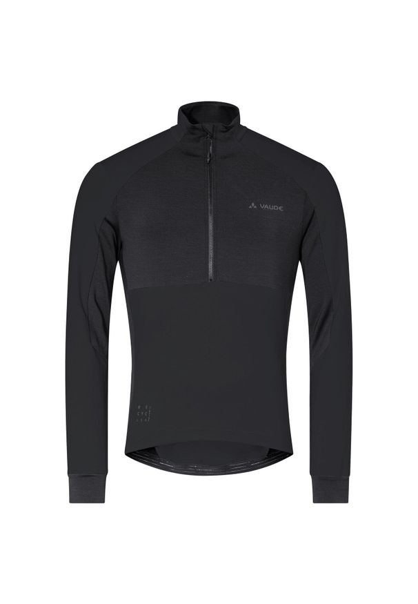 Vaude - Dżersej z długim rękawem VAUDE Kuro. Kolor: czarny. Materiał: jersey. Długość rękawa: długi rękaw. Długość: długie. Sport: kolarstwo