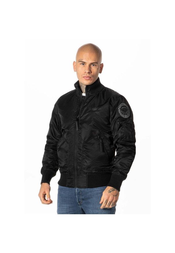 PITBULL - Kurtka przejściowa męska Pitbull Centurion II. Kolor: czarny. Sezon: wiosna