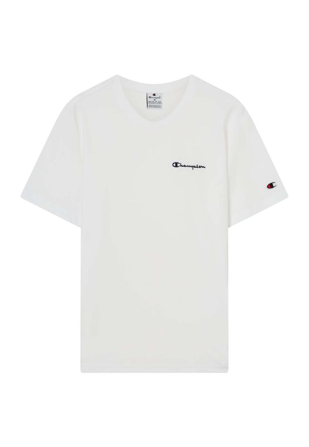 Koszulka Champion Ss Tee Dorosłych. Kolor: biały