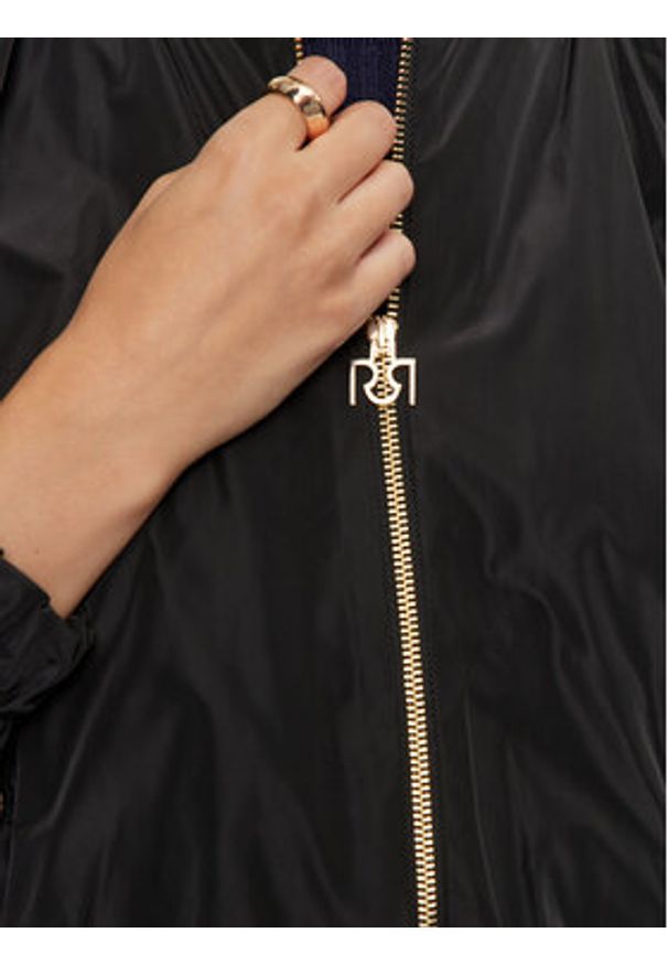 Rinascimento Kurtka bomber CFC0119826003 Czarny Regular Fit. Kolor: czarny. Materiał: syntetyk