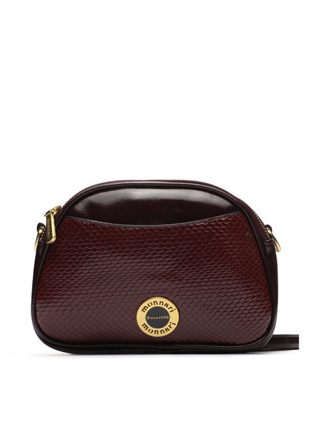 Monnari Torebka BAG4640-M05 Bordowy. Kolor: czerwony. Materiał: skórzane