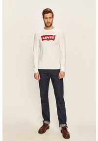 Levi's® - Levi's - Longsleeve 36015.0010-0010. Okazja: na spotkanie biznesowe, na co dzień. Kolor: biały. Materiał: dzianina. Długość rękawa: długi rękaw. Wzór: nadruk. Styl: biznesowy, casual #6