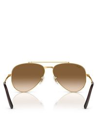 Ray-Ban Okulary przeciwsłoneczne New Aviator 0RB3625 001/51 Złoty. Kolor: złoty