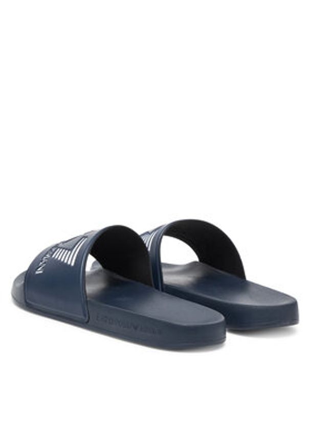 EA7 Emporio Armani Klapki 7X000108 AF15118 BA045 Granatowy. Kolor: niebieski