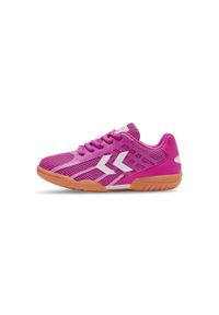 Dzięcięce buty halowe Hummel Root Elite LC. Kolor: wielokolorowy, czerwony, różowy. Sport: piłka ręczna #1