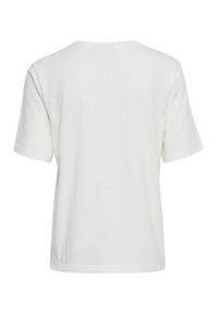 ICHI T-Shirt 20118311 Biały Regular Fit. Kolor: biały. Materiał: bawełna #2