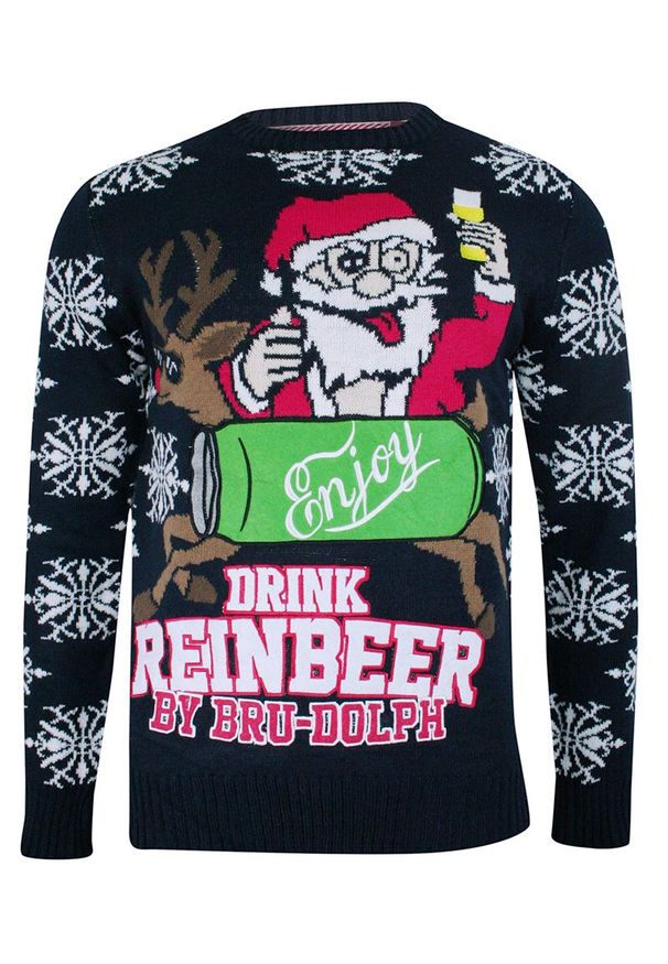 Niebieski sweter Brave Soul wizytowy