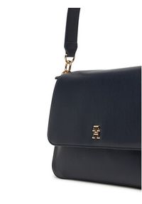 TOMMY HILFIGER - Tommy Hilfiger Torebka Th Joy Shoulder Bag AW0AW16815 Granatowy. Kolor: niebieski. Materiał: skórzane #3