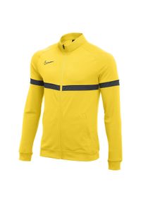 Bluza treningowa męska Nike Drifit Academy 21. Kolor: żółty. Sport: piłka nożna