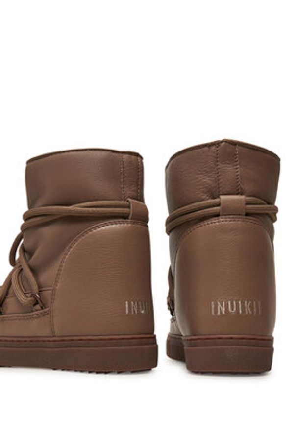 Inuikii Śniegowce Full Leather 75203-087 Brązowy. Kolor: brązowy. Materiał: skóra