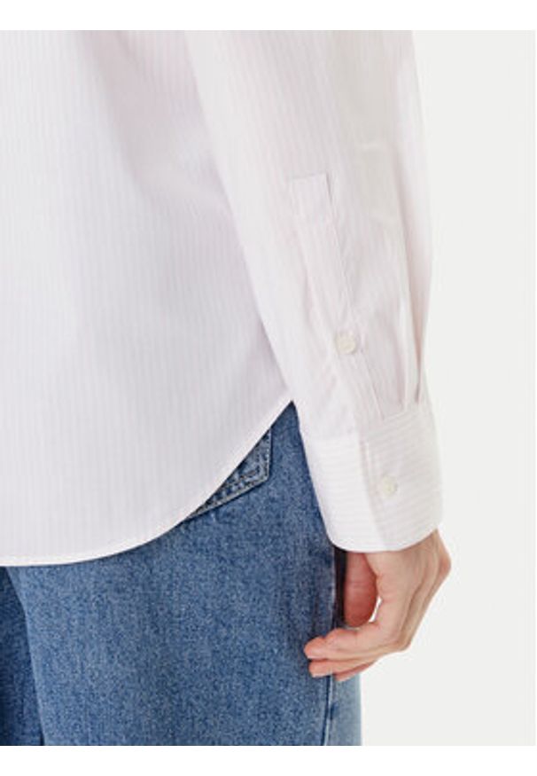 TOMMY HILFIGER - Tommy Hilfiger Koszula Ess WW0WW47169 Różowy Regular Fit. Kolor: różowy. Materiał: bawełna