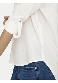 only - ONLY Koszula Goa 15363991 Biały Loose Fit. Kolor: biały. Materiał: len #6